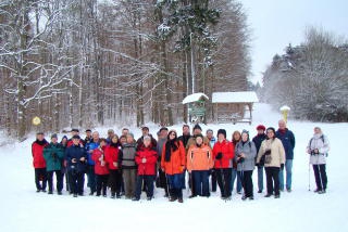 Winterwanderung des Heimatvereins führte durch eine traumhafte Märchenwelt