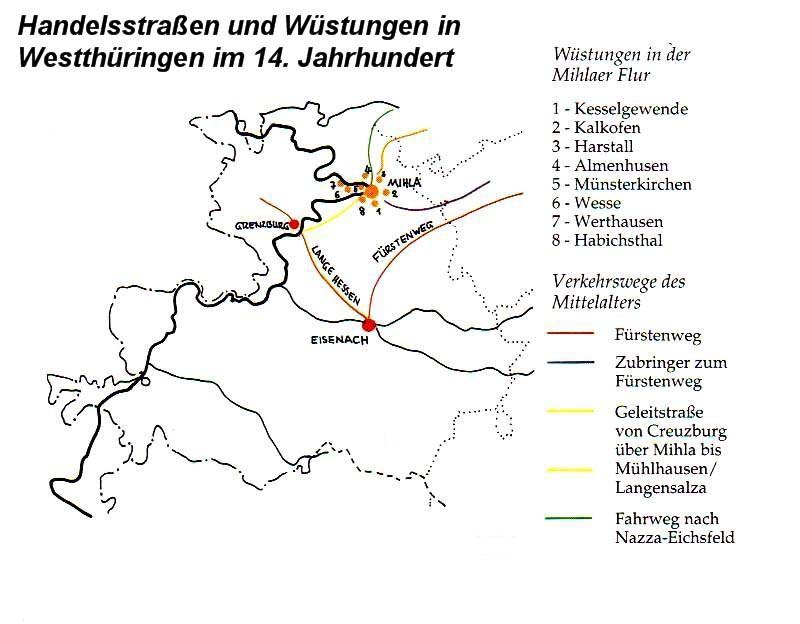 Westthüringen im 14. Jahrhundert